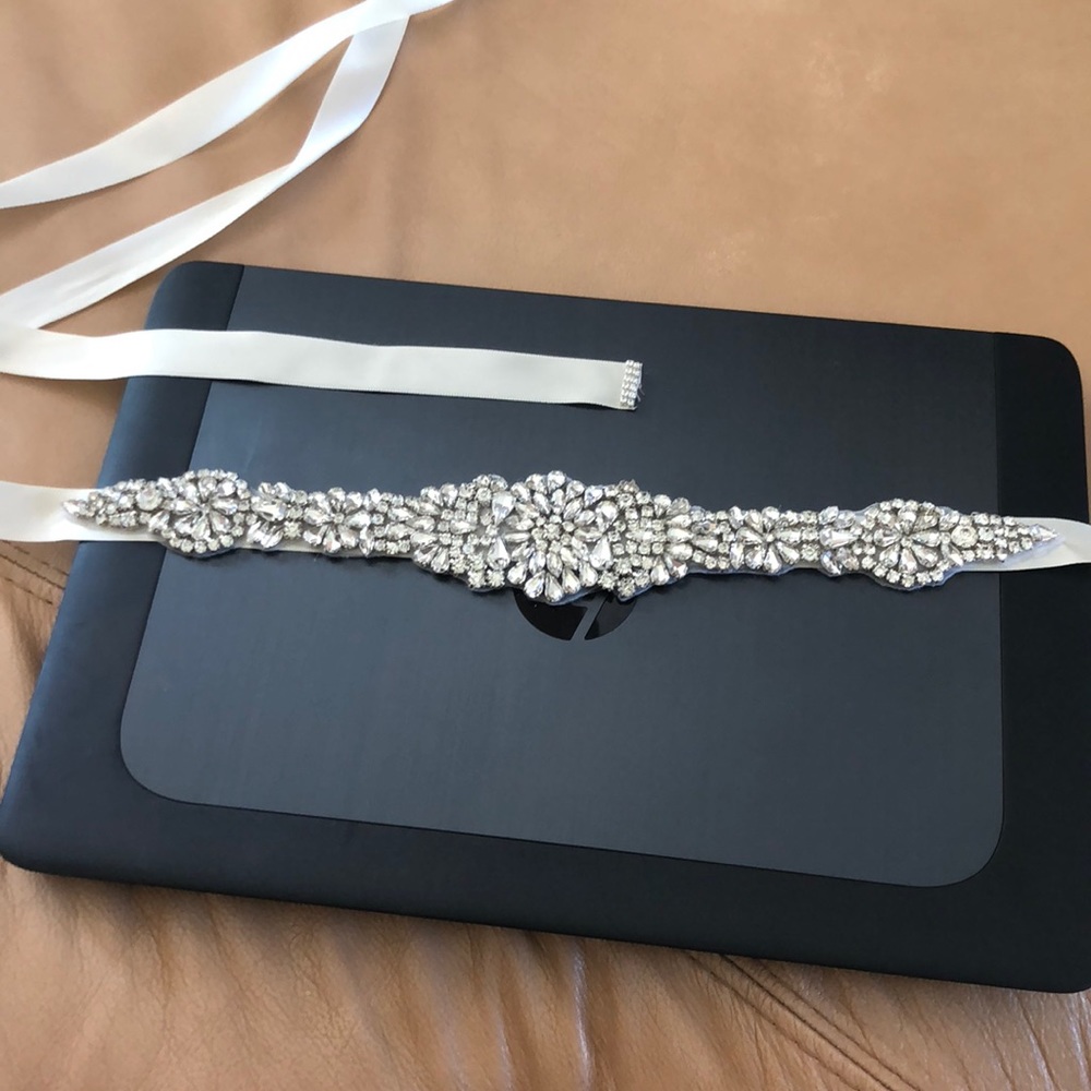 Wedding dress sash